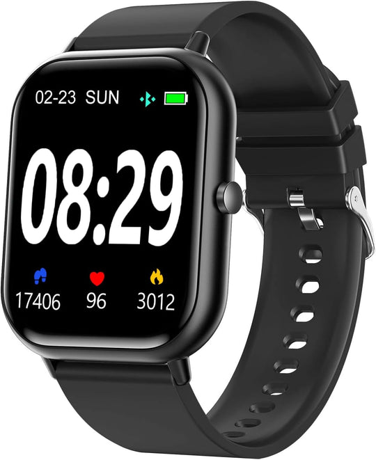 Smart Watch for Men Women SmartWatch 1.83" for iPhone Samsung Android Phone Compatible, Fitness Tracker Watch with Pedometer