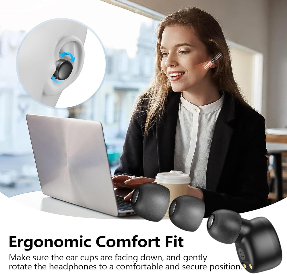 kurdene Wireless Earbuds Bluetooth 5.3 in Ear Buds Light Weight Headphones