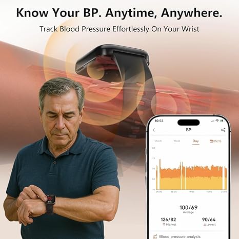 MorePro Smart Watch for Men Women(Make/Answer Call) Sports Fitness Trackers for iPhone Android