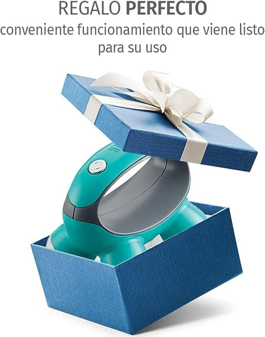 Quatro Mini Hand-Held Massager with Hand Grip, Battery Operated Vibration Massage, 4 Massage Nodes,