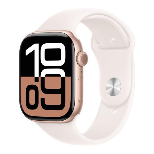 Apple Watch Series 10 – GPS, 46mm, Jet Black, Sport Band